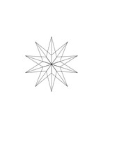 star patterns on white background