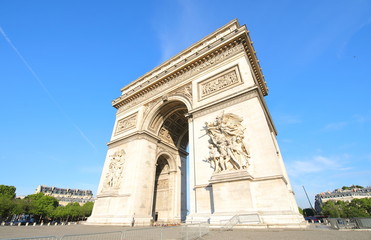 Fototapeta na wymiar Arc de Triomphe Paris France