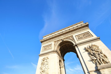 Fototapeta na wymiar Arc de Triomphe Paris France