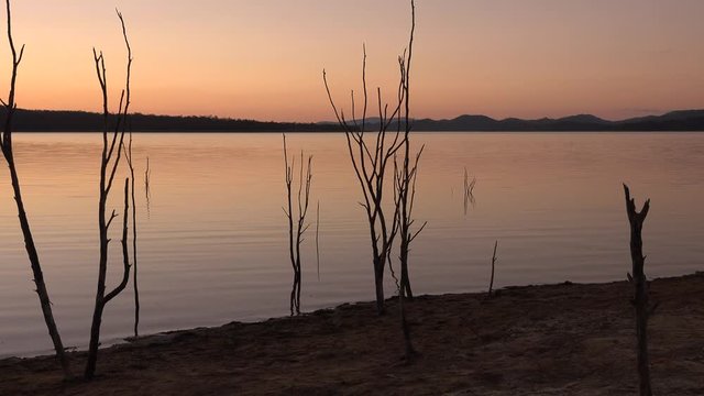 Cormorant Bay in Lake Wivenhoe, Queensland, apart of Wivenhoe Dam.