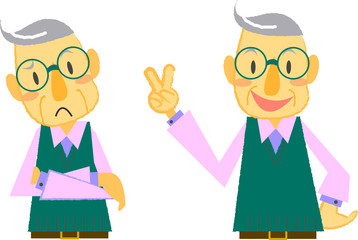 シニア男性　悩み＆解決　セット