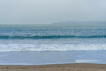 Beautiful view of Baker Beach in San Francisco,USA