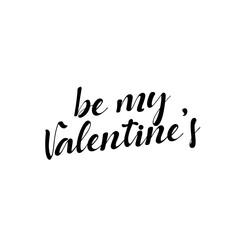 Lettering Be my Valentines