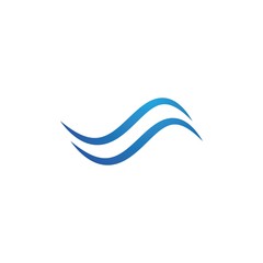 Fototapeta premium Water wave Logo