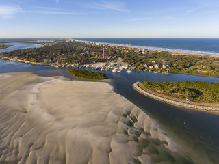 Ponce de Leon Inlet Lighthouse is a National Historic Landmark in town of Ponce Inlet in Central Florida, USA.