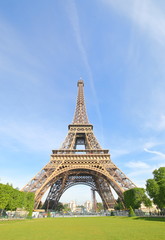 Fototapeta premium Eiffel tower iconic architecture Paris France 