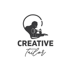 Creative Tailor Logo Design Template Inspiration