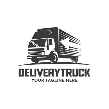 Delivery Truck Logo Design Template Inspiration