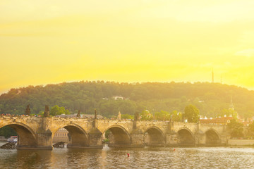 Karlov bridge in Prague