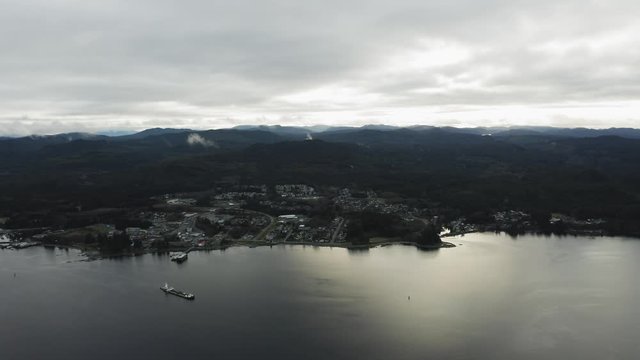 Port Hardy, Vancouver Island - Arial Footage