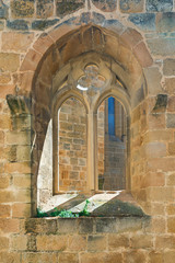 old, beautiful, stone window
