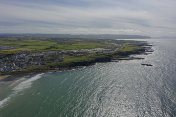 Portstewart County Antrim aerial Northern Ireland