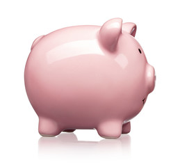 piggy bank isolated on white background