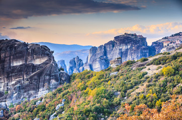 Naklejka premium Monastery in Meteora, Greece