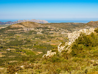 Spanish mountains landscape