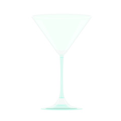champagne glass and wine glass isolated on white background illustration vector