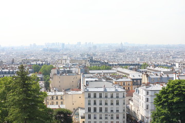 Fototapeta na wymiar Skyscraper downtown cityscape Paris France