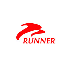jogging, running, racing, marathon icon logo - vector