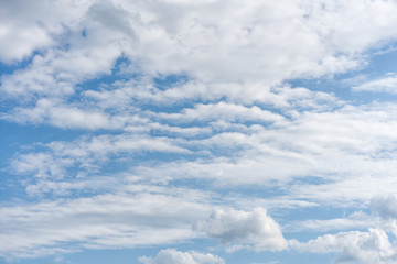 Blue sky background with clouds