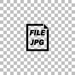 JPG File icon flat