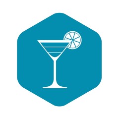 Cocktail icon. Simple illustration of cocktail vector icon for web