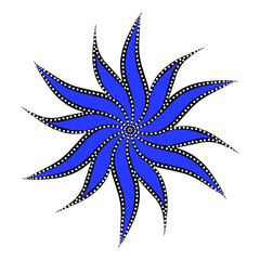 INDONESIA BATIK WITH A BEAUTIFUL FLOWER MOTIF