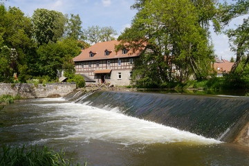 Fototapeta na wymiar Wasserwehr Mühle Taubach