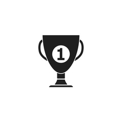 Vector illustration of champion cup icon