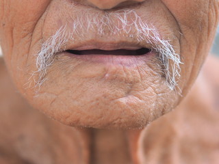 close up of mouth