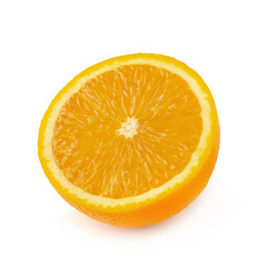 Fresh Sliced ​​oranges isolated on white background