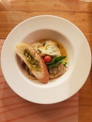 soup with meat and vegetables
