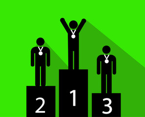 Podium icon vector illustration