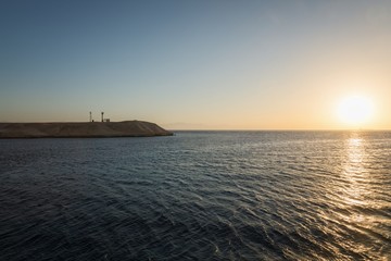 Fototapeta premium land over the horion