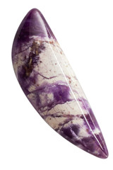 Natural cabochon of glossy vesuvianite macro