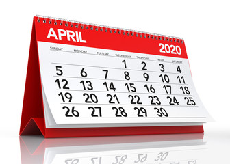 April 2020 Calendar