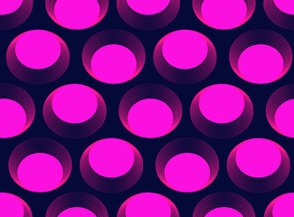 optical illusion seamless pop pink dark blue