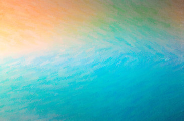 Fototapeta na wymiar Abstract illustration of blue and orange Wax Crayon background