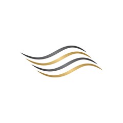 Hair wave logo