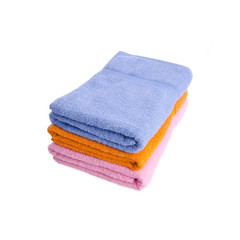 towel or bath towel on a background new.