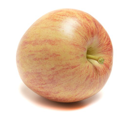 apple laid on a white background