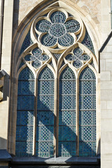 Church window of an old German church