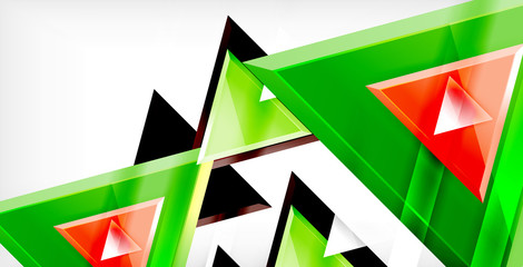 Triangle abstract background