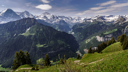 Fototapeta na wymiar Mountains of the Suisse Alps