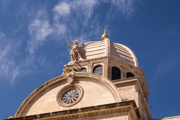 Obraz premium Dome of the Cathedral of St.James, Sibenik