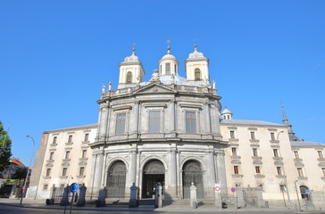 Fototapeta na wymiar Basilica San Francisco El Grande church Madrid Spain