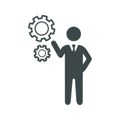 Business Solutions Icon, solutions, inspiration