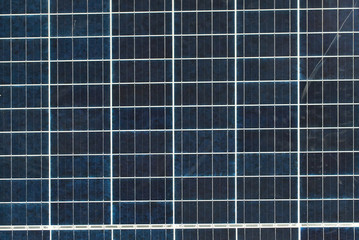 Texture of solar panels close up. Newest technologies of solar power generation.