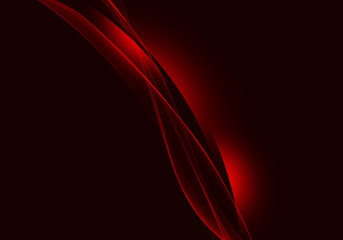 Abstract background waves. Black and red abstract background for wallpaper oder business card