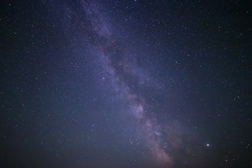 view of Milky Way galaxy in night sky