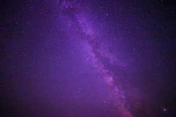 view of Milky Way galaxy in night sky